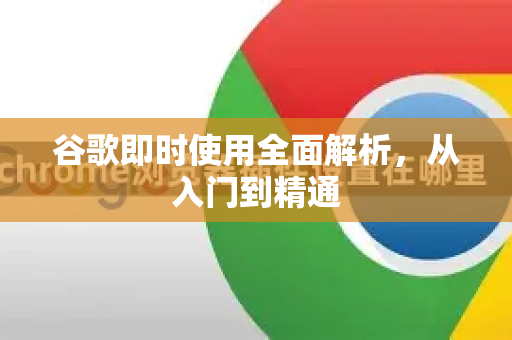 谷歌即时使用全面解析，从入门到精通