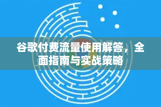 谷歌付费流量使用解答，全面指南与实战策略