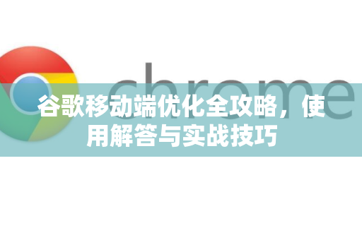 谷歌移动端优化全攻略，使用解答与实战技巧-第1张图片-谷歌下载浏览器|Google Chrome官网入口