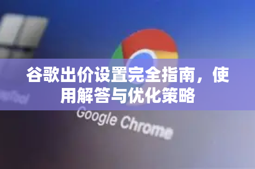 谷歌出价设置完全指南，使用解答与优化策略