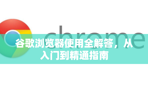 谷歌浏览器使用全解答，从入门到精通指南