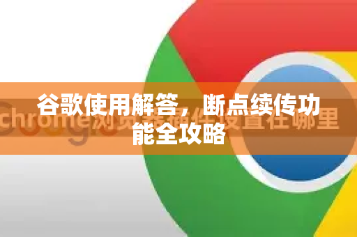 谷歌使用解答，断点续传功能全攻略