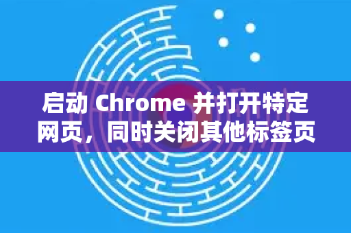 启动 Chrome 并打开特定网页，同时关闭其他标签页-第1张图片-谷歌下载浏览器|Google Chrome官网入口